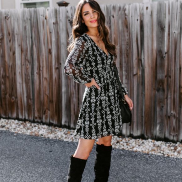 Vici Dresses & Skirts - Miles Of Smiles Embroidered Dress